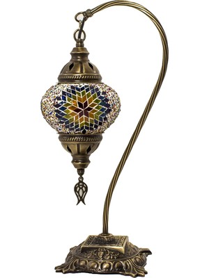 Karalp Mozaik Masaüstü Otantik Gece Lambası