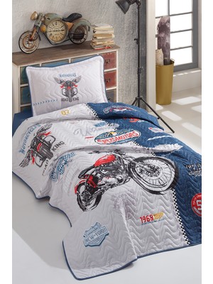 Clasy  Pamuk Genç Yatak Örtüsü Road King