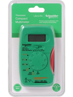 Schneider Electric Dijital Multimetre 300V
