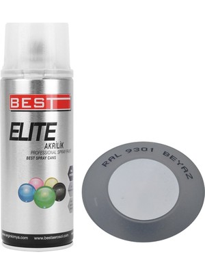 Best Elite Sprey Boya Ral 9301 Beyaz Eşya Beyazı 400ML