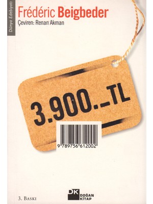 3.900.-TL - Frédéric Beigbeder