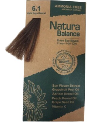 Natura Balance (Krem Saç Boyası) Külü Koyu Kumral 6.1 60ML
