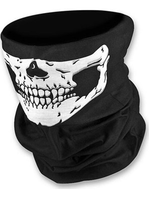 Obamoto Motosiklet Kafatası Desenli Maske Bandana Balaklava