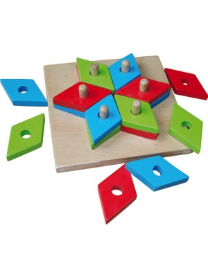 KalpeAhşap Eğitici Oyuncak Yıldız Sök-Tak Kutu Oyunu