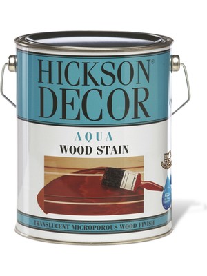 HEMEL Hickson Dekorarge Aqua Stain Su Bazlı Ahşap Boyası Jade 15 lt