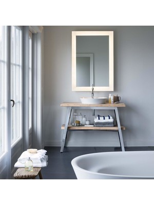 Duravit Cape Cod Duraceram Batarya Banklı Çanak Lavabo Çap 48 cm