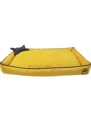 Miu Tay Tüyü Kedi Ve Köpek Yatağı 15 x 40 x 60 cm Sarı