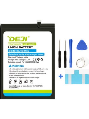 Deji Huawei Mate 9 / Mate 9 Pro Uyumlu Mucize Batarya / Hb396689ecw