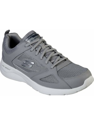 Skechers DYNAMİGHT 2.0-FALLFORD Erkek Gri Spor Ayakkabı - 58363 GRY