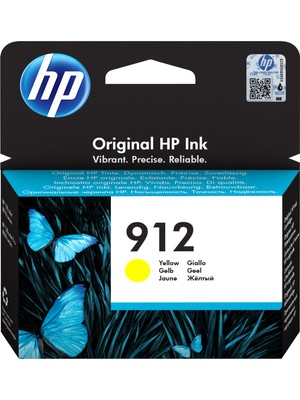 HP 912 Sarı Mürekkep Kartuşu 3YL79AE