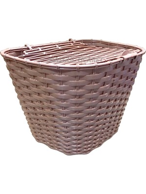 Hsgl Mtb Hasır Örgülü Plastik Ön Sepet