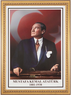 İnter 50x70 cm Varaklı Atatürk Portresi İNT-026
