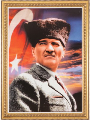 İnter 50x70 cm Varaklı Atatürk Portresi İNT-029