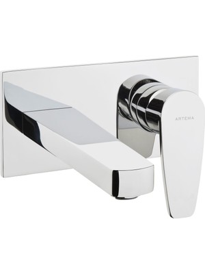 Artema Q-Line A42250 Ankastre Lavabo Bataryası Sıva Üstü Krom
