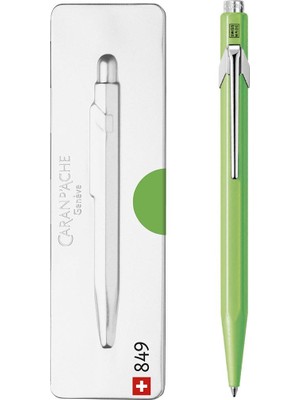 Caran d'Ache 849 Popline Collection Fosforlu Yeşil Tükenmez Kalem