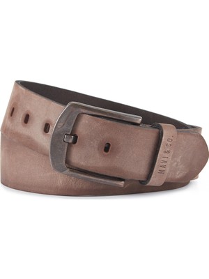 Mavi Erkek Kahverengi Deri Kemer 092006-25818