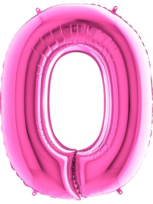 My Party Store Grabo Rakam Folyo Balon 40" 100 cm Fuşya 0