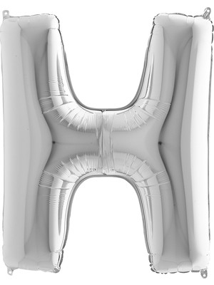 My Party Store Grabo Harf Folyo Balon 40" 100 cm Gümüş H