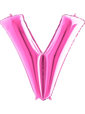 My Party Store Grabo Harf Folyo Balon 40" 100 cm Fuşya V