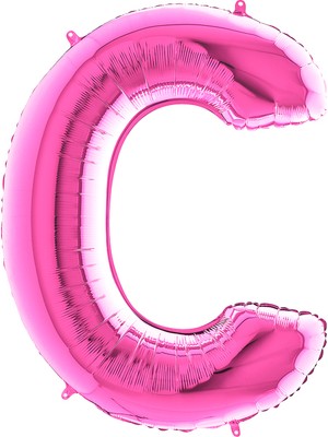 My Party Store Grabo Harf Folyo Balon 40" 100 cm Fuşya C