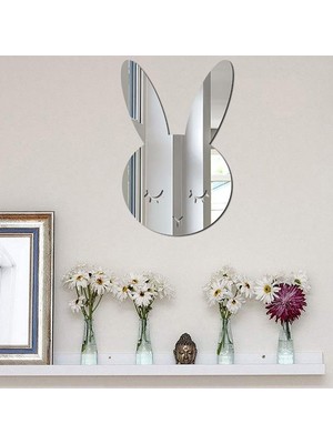 Dez Çocuk Odası Dekoratif Ayna Tavşan
