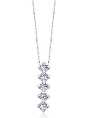 Effective Diamond Kraltacı Beştaş Gümüş Kolye
