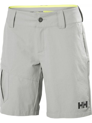 Helly Hansen Hh W Qd Cargo Shorts Hha.33942_Hha.853 Grey Fog 30 Kadın