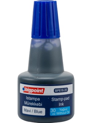Bigpoint Istampa Mürekkebi 30 ml Mavi 12'li Kutu