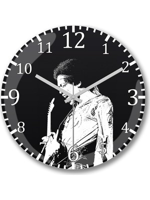 Baskı Dükkanı Herbie 1968 Araba Duvar Saati Bombeli Gercek Cam