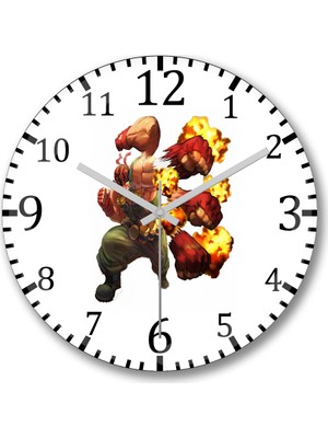 Baskı Dükkanı Ramones 2 Duvar Saati Bombeli Gercek Cam