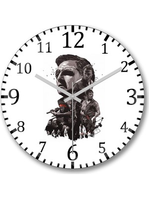 Baskı Dükkanı The Amazing Spiderman Marvel Duvar Saati Bombeli Gercek Cam