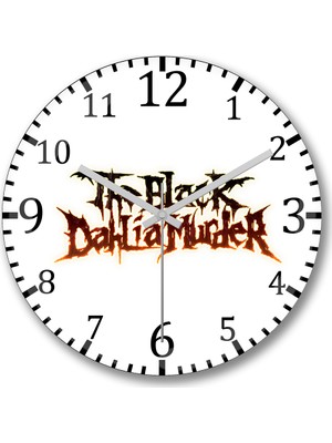 Baskı Dükkanı The Convalescence Metal Duvar Saati Bombeli Gercek Cam