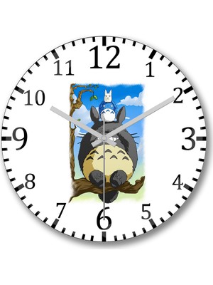 Baskı Dükkanı Toxic Duvar Saati Bombeli Gercek Cam