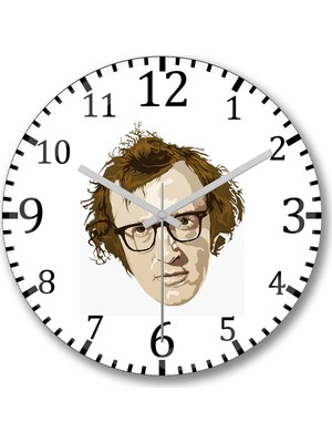 Baskı Dükkanı Worlds Duvar Saati Bombeli Gercek Cam