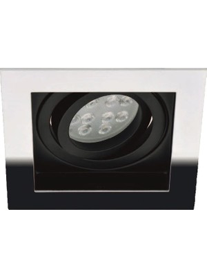 Jupiter Kare Hareketli Spot Krom JH639 K