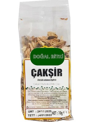 Bitki Diyarı Çakşırotu Kökü Bitki Çayı Paket 70 gr