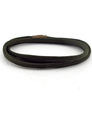 Solfera Üç Sıra Sarma Manyetik Klips Erkek Bileklik BT623