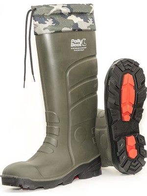 Polly Boot Galaxy Vega Boğazlı Çizme Poliüretan Malzeme ile 44 Numara Avcılık İçin Uygun