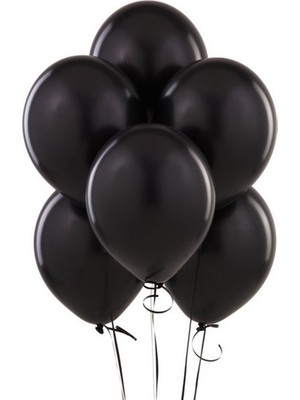 Datapos Metalik Siyah Balon 20 Adet