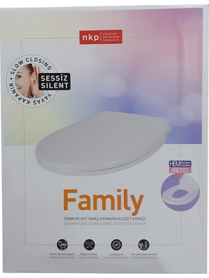 Nkp Family Çocuk Yetişkin Klozet Kapağı NKP-0348