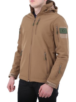 Vogel Askeri Tactical Softshell Mont Hardal Çöl Rengi Mont