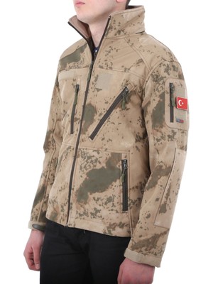 Vogel Jandarma Kamuflaj Tactical Softshell Mont