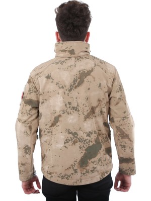 Vogel Jandarma Kamuflaj Tactical Softshell Mont