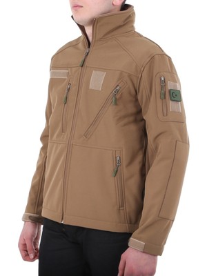 Vogel Bej Renk Tactical Softshell Mont Çöl Rengi Mont