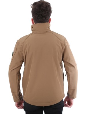 Vogel Bej Renk Tactical Softshell Mont Çöl Rengi Mont