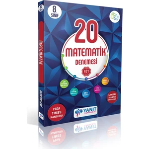 Yanıt Yayınları  8. Sınıf 20 Matematik Denemesi Video Çözümlü