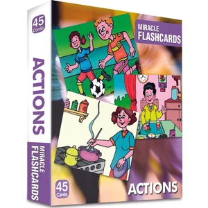 MK Publications Miracle Flashcards Actions (47 Pictures)