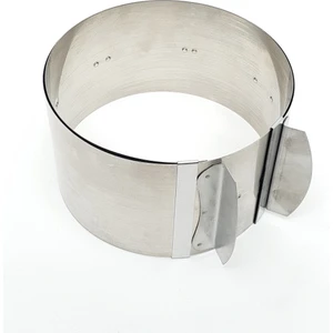 Yuvarlak ve Kare Ayarlı Pasta - Kek Kalıbı 2'li Set - Metal Pasta Kazıyıcı 10 cm