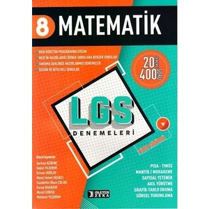 İşleyen Zeka Yayınları 8. Sınıf LGS Matematik Denemeleri - Sedat Yıldırım