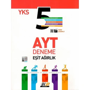 Hız ve Renk Yayınları AYT Eşit Ağırlık 5'li Deneme